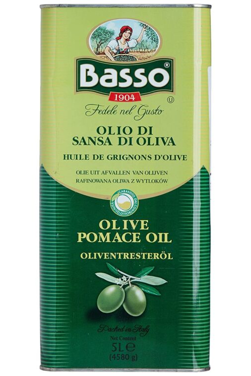 Basso Olive Oil Pomace, 5 Liter