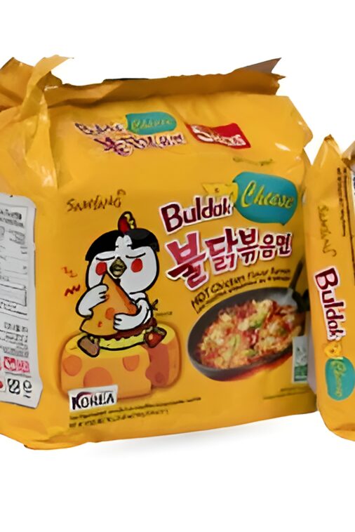 Samyang Cheese Hot Chicken Flavor Ramen Family Pack 700gm - Image 3